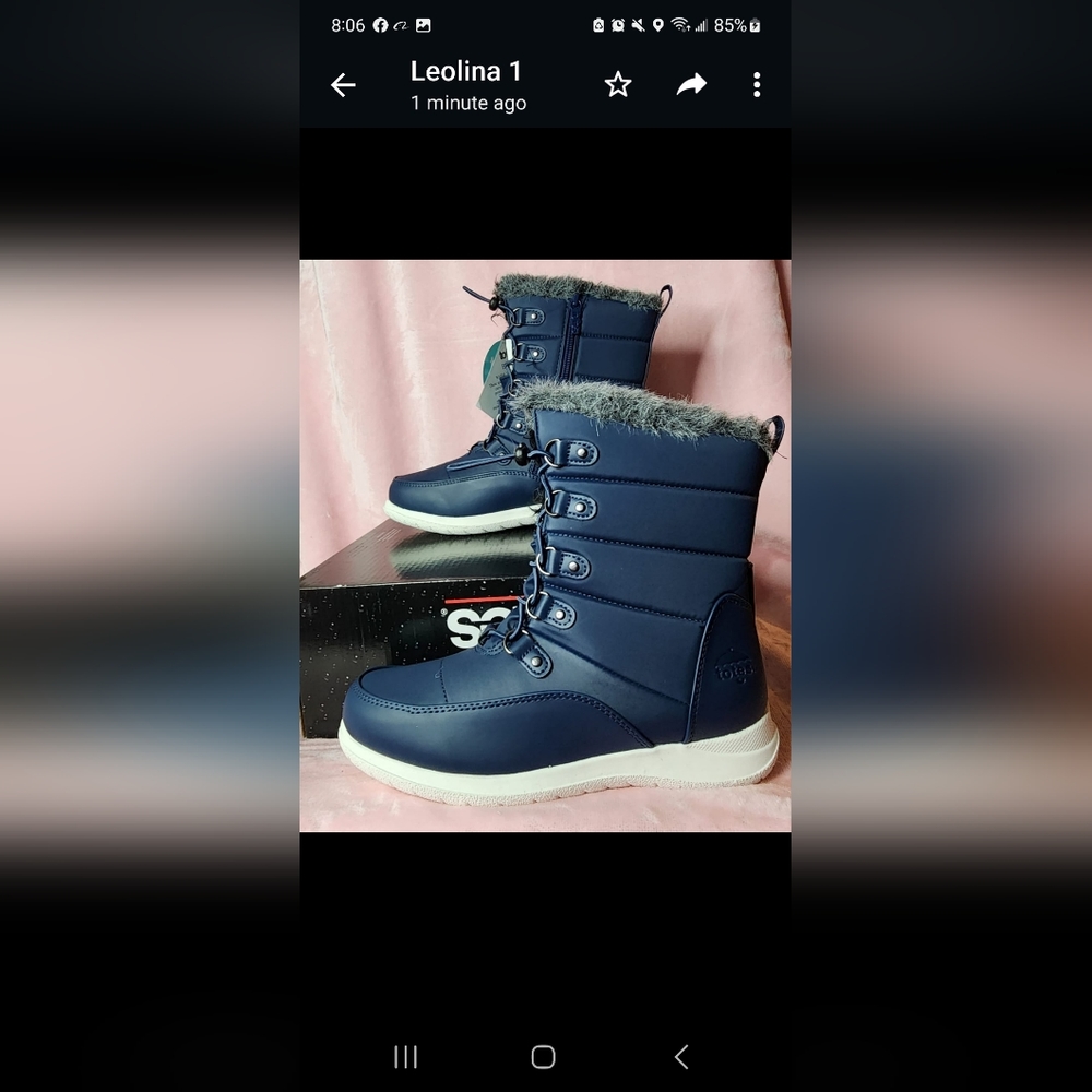 Totes women water resistance snow boots
